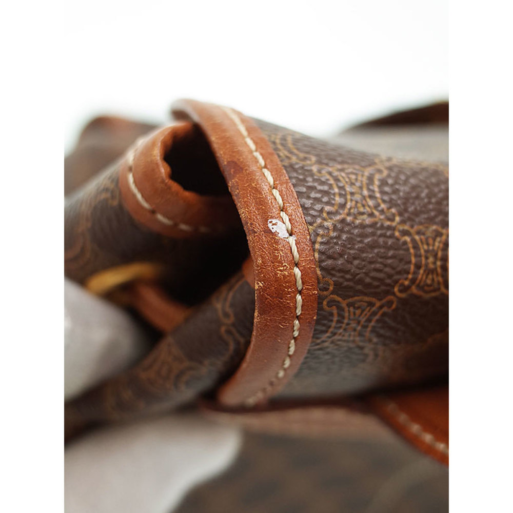 Celine Macadam Pattern Backpack Brown - image 6